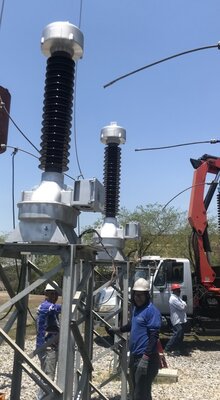 Montaje transformadores 115 KV